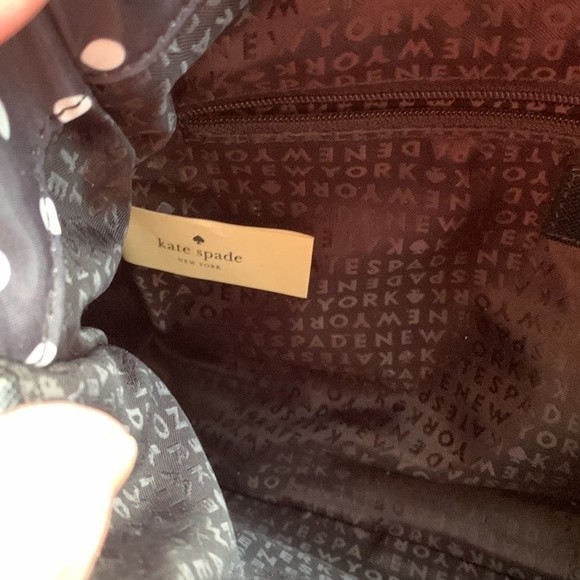 Kate Spade Black and White Polka Dot Bag - Picture 7 of 9